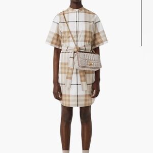 Burberry Abbie Check Shirtdress, worn once, size 6